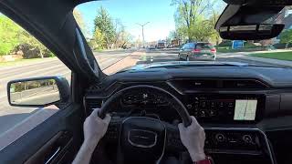 Town Drive POV - 2024 GMC Sierra 1500 V8 Denali Ultimate