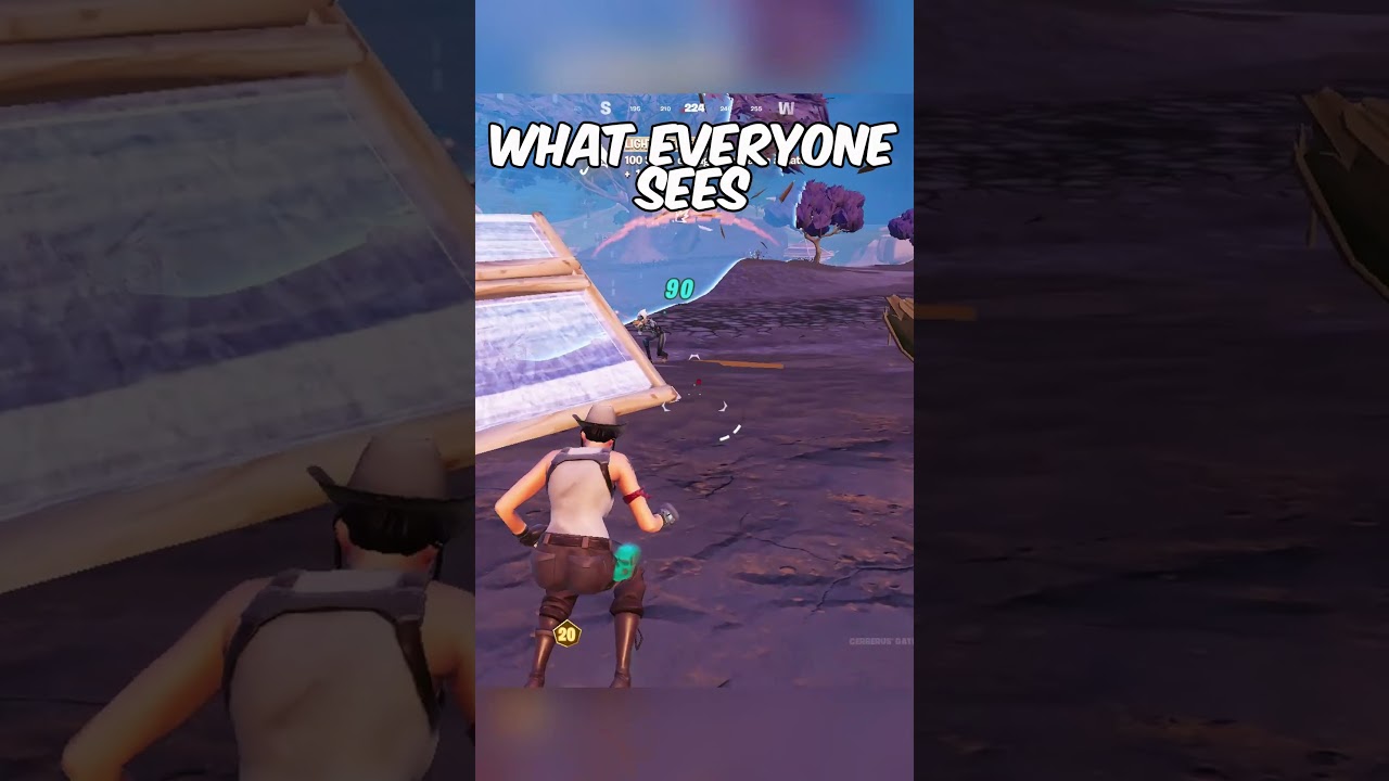 What they see vs What they don't 😈#fortnite  #shorts #fortniteranked #fortnitepro
