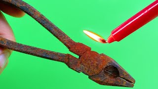 New Inventions That Everyone Should Know! Easily Restore Rusted Pliers Back To Like New