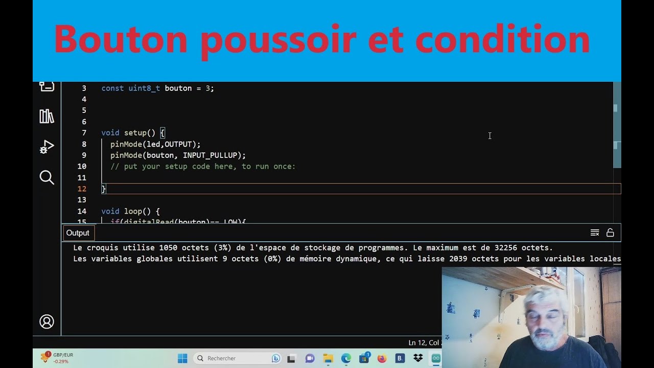 Arduino et modélisme en partant du début # 5 Broche en entrée et condition