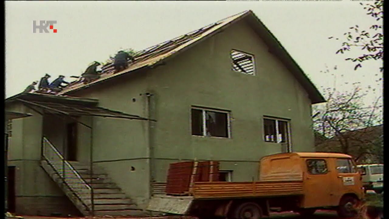 HRT ARHIVA- Obnova kuća nakon rata na području Petrinje, Gline, Siska