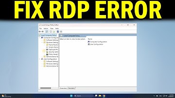 How To Fix An Internal Error Has Occurred Error for Remote Desktop Connection In Windows 11 & 10