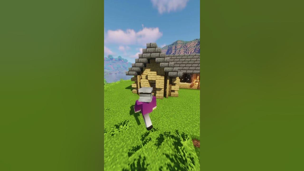 how-to-build-a-starter-house-in-minecraft-youtube