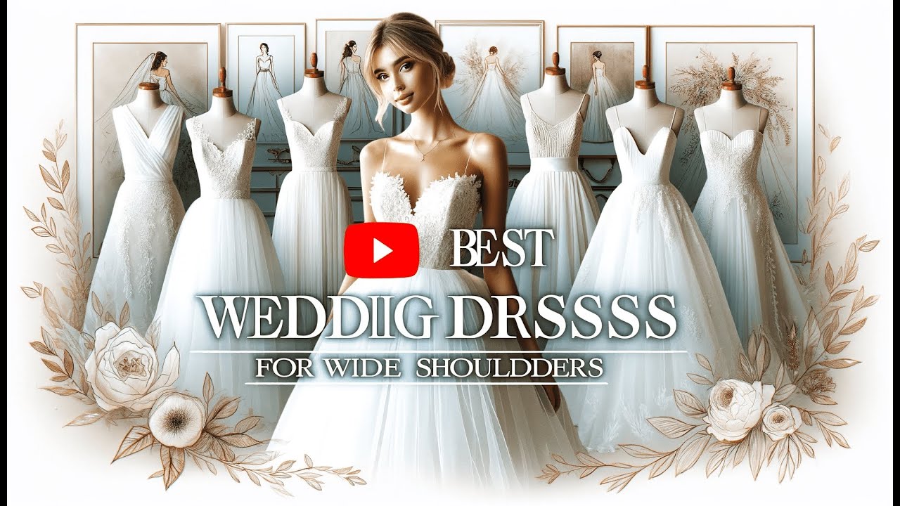 👰 Best Wedding Dresses for Wide Shoulders
