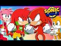 KNUCKLES VS KNUXIE -  Sonic Pals Play Sonic World (FT Tails & Amy)