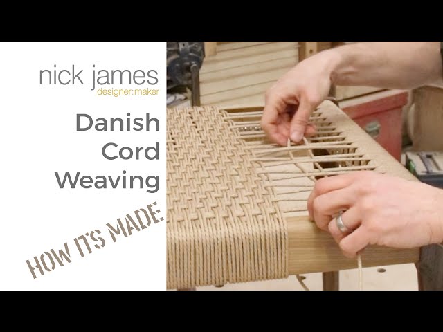 Danish Cord Weaving - watch as I weave 