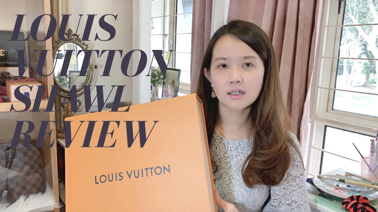 Louis Vuitton Monogram Denim Shawl - unboxing & review 