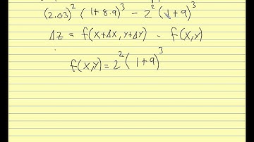 Calc III 2014 13.4 Differentials