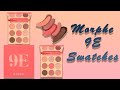 Swatches 9E Morphe Palette / Pretty in Peach