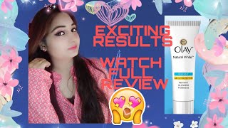 OLAY NATURAL WHITE INSTANT GLOWING FAIRNESS REVIEW BY SANDHYA G#INSTANTFAIRNESSCREAM