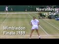 Wimbledon Finale 1989 Martina Navratilova - Steffi Graf