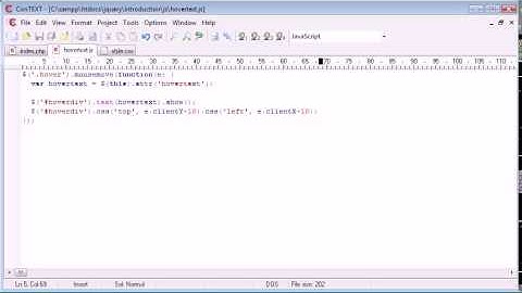 jQuery Tutorial   51   Hover over description