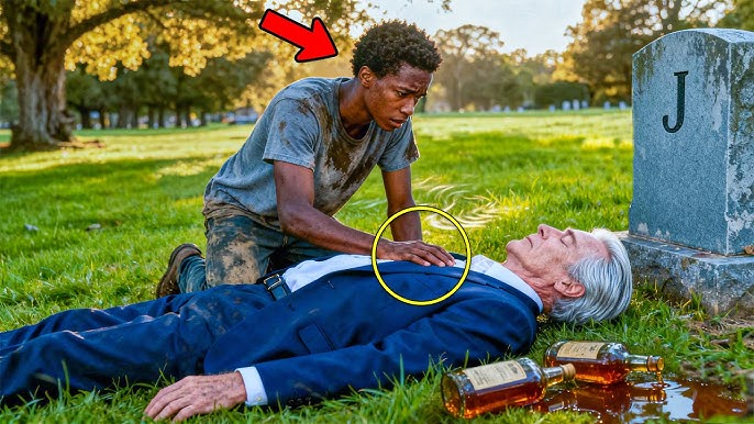 Homeless Teen Sees a Billionaire Collapse Beside a Grave, What Happens Next Will Shock You - YouTube