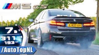 BMW M5 CS *INSANE* 0-310 ACCELERATION TOP SPEED & SOUND by AutoTopNL