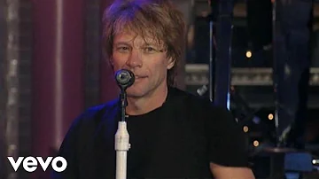 Bon Jovi - Livin’ On A Prayer (Live on Letterman)