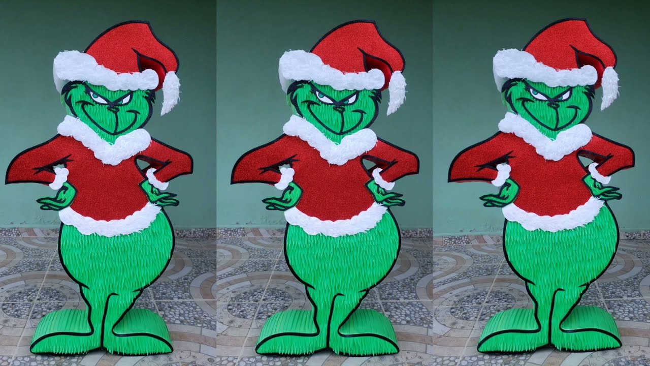 Piñata El Grinch | Armado y decorado desde 0