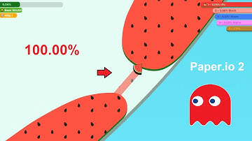 Paper.io 2 [Ghost] Map Control: 100.00%