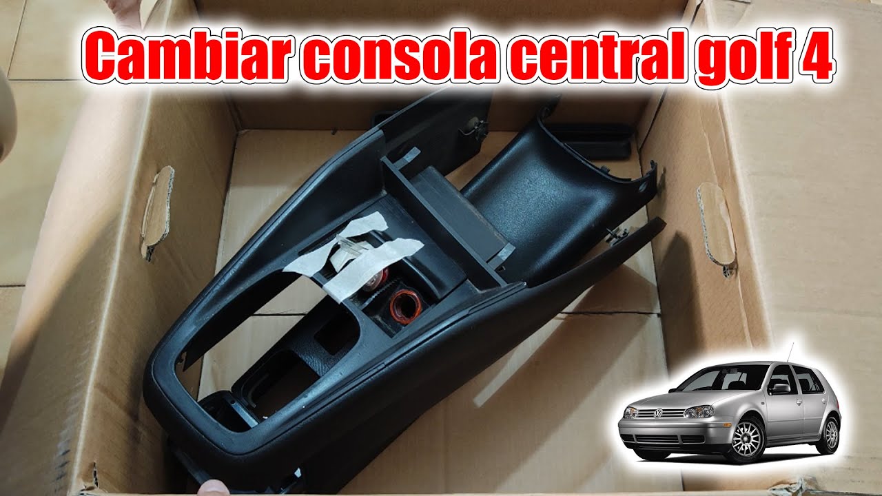 cambiar  consola central golf 4