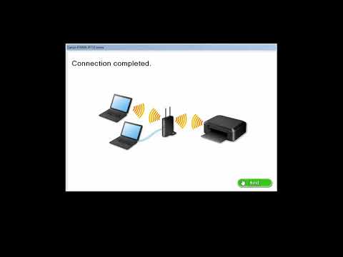 Setting up your Wireless Canon PIXMA iP110 - Cableless Setup with a Windows® Computer
