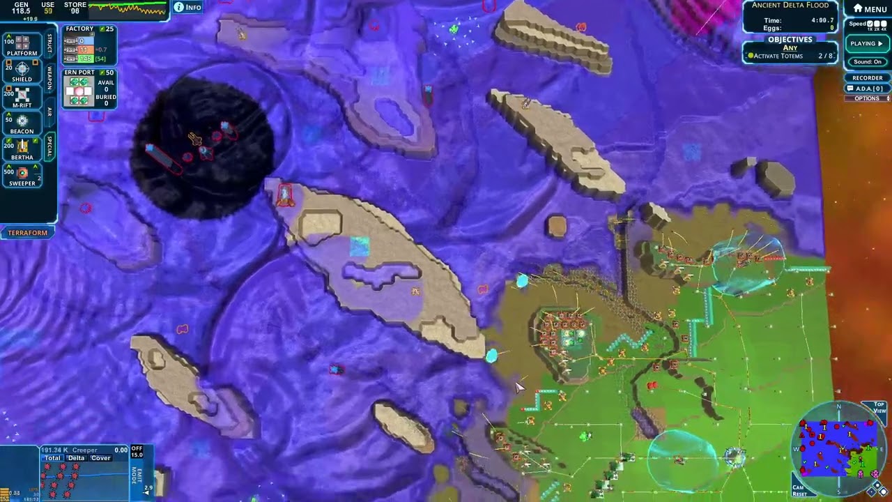 Creeper World 4 | Ancient Delta Flood | 5936 | Beaver | Ep 48