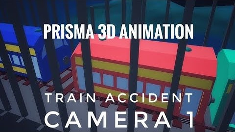 Prisma3d | Train Accident animation 1 #kaizengovind #prisma3d #prisma3danimation #prisma3dtutorial