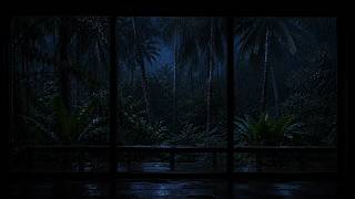 🌧️ Midnight Rainforest — Deep Rain Sounds in a Tropical Jungle | 1 Hour