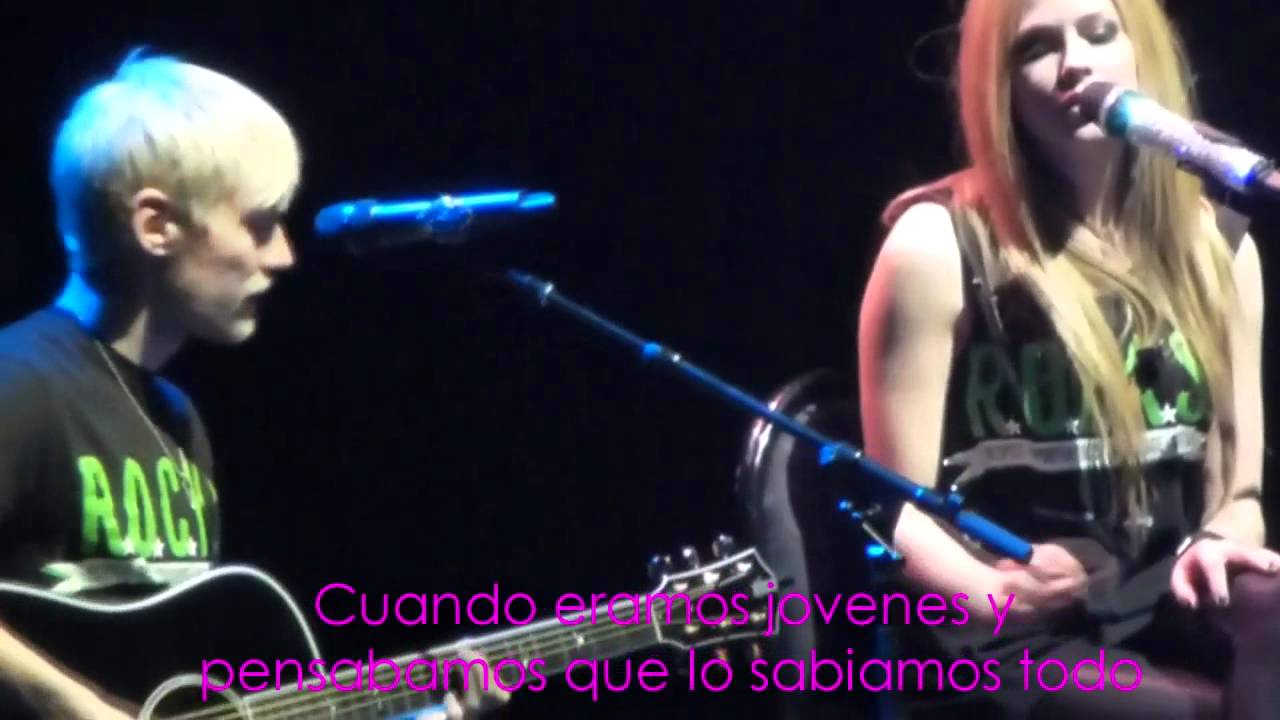 Evan Taubenfeld & Avril Lavigne - The Best Years Of Our Lives (Live) Sub Español HD