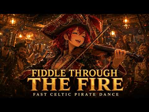 Fiddle Through the Fire 🔥 Fast Celtic Pirate Dance Song | Sea Shanty