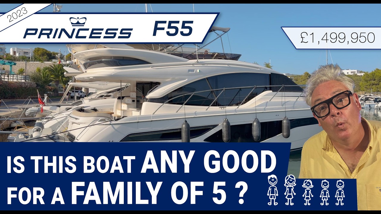 ⁣What we loved (and didn't love) about living on the Princess F55 for two weeks 🛥️