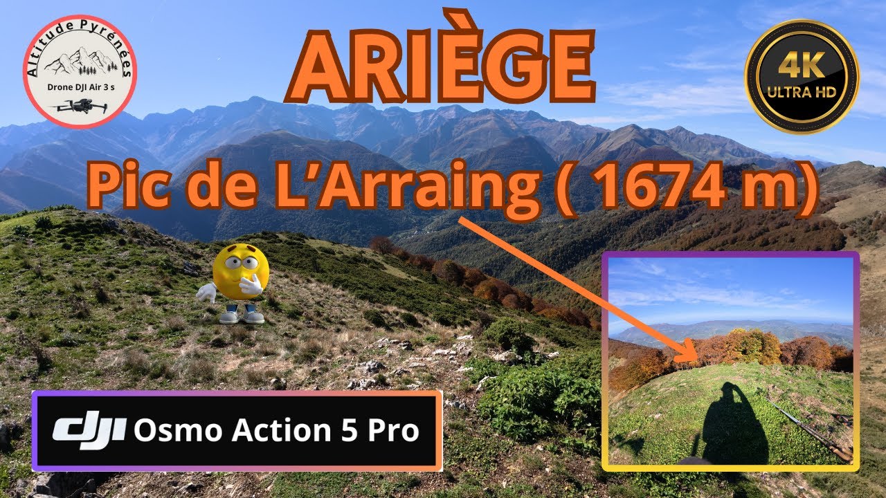 PIC DE L'ARRAING (1674 m) ARIÈGE.
