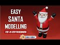 How I Made a 3D Santa in Blender | Blender for Beginners Tutorial