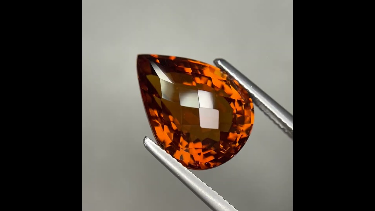 Checkerboard Cut Maderia Citrine