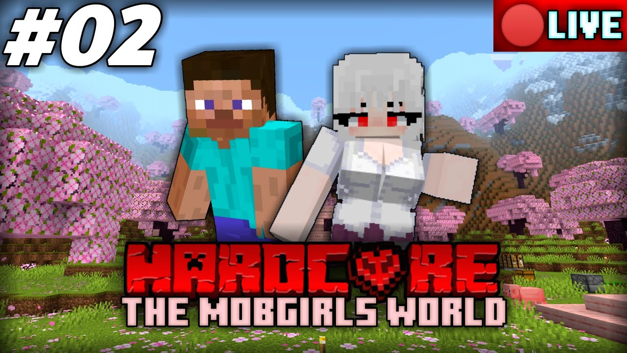 🔴[LIVE] Minecraft Hardcore The Mobgirls World❗1.21.131 + Addon's [Episode 02]💕
