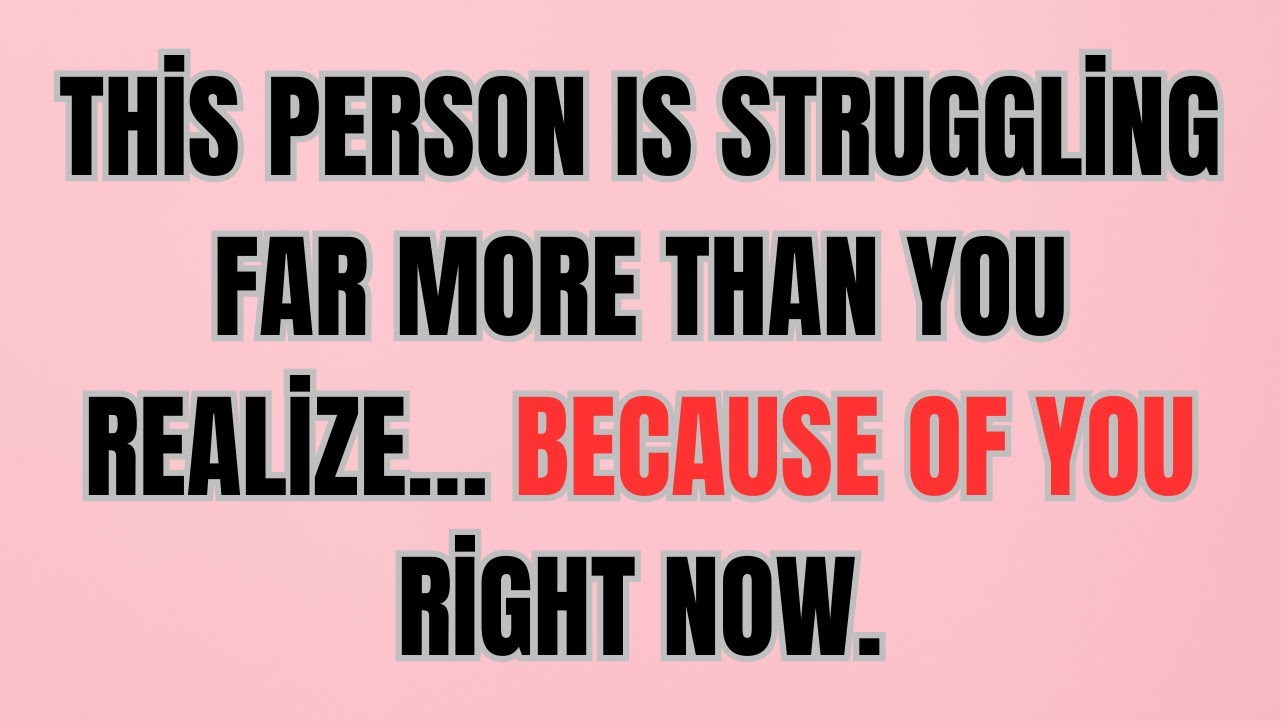 This Person Is Struggling Far More Than You Realize… Because of You Right Now.