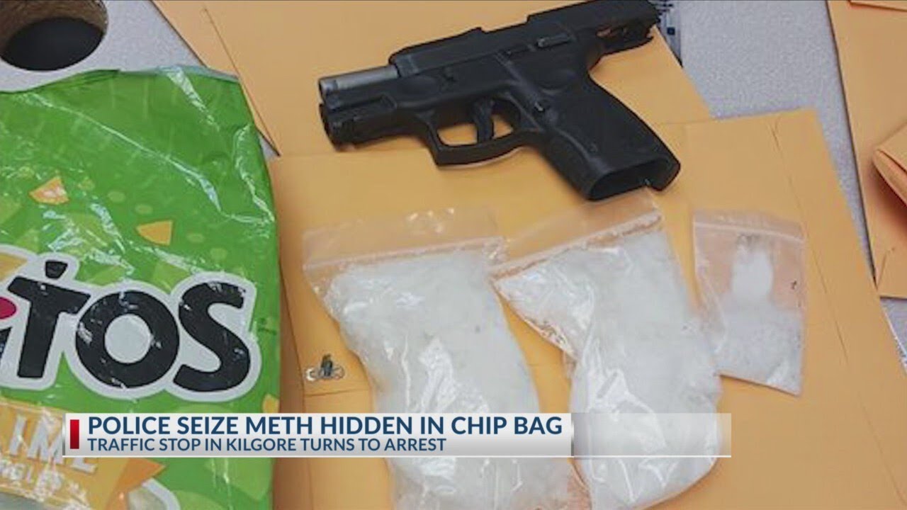 'Large amount' of meth found in chip bag during traffic stop, Kilgore ...