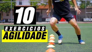 10 EXERCÍCIOS DE AGILIDADE | TREINO FISICO PARA JOGADOR DE FUTEBOL