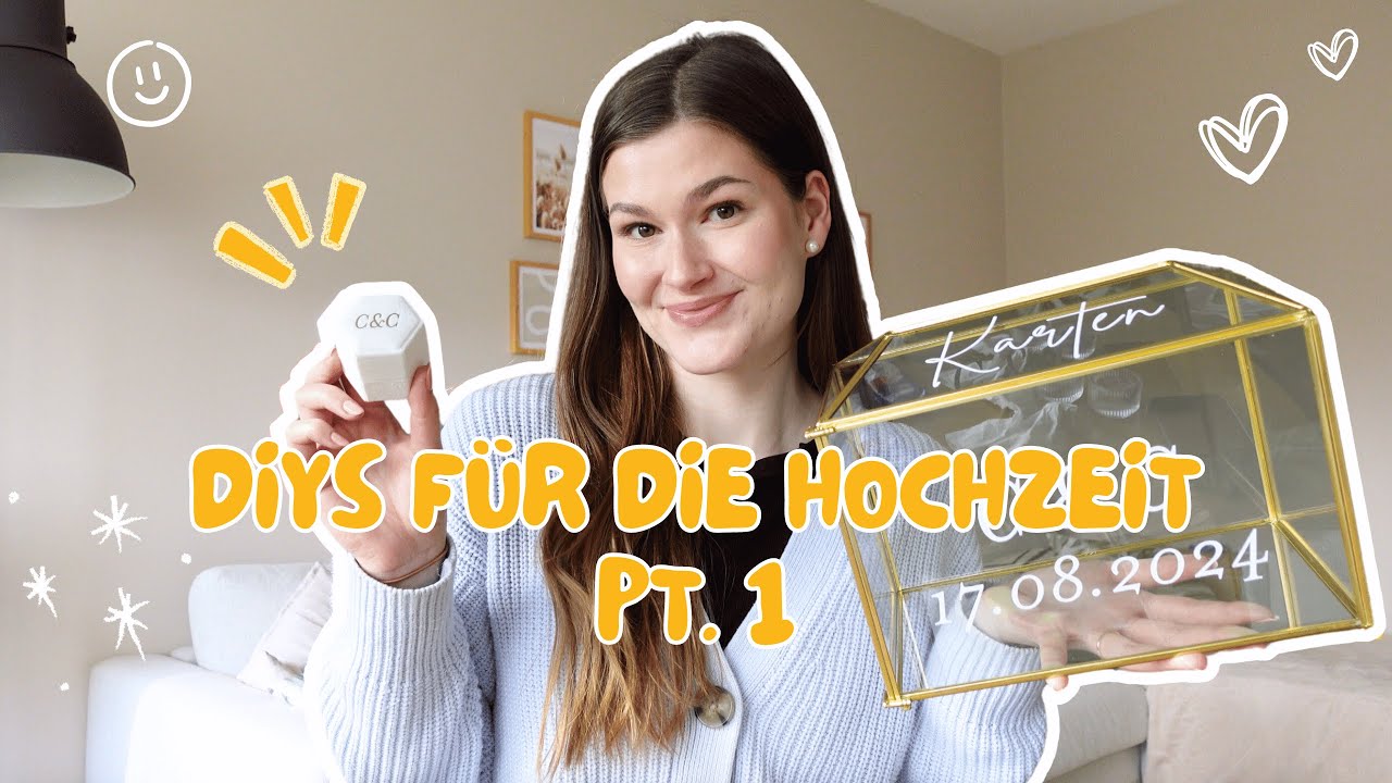 DIY Hochzeitsdeko mit dem Plotter *einfach, günstig & wunderschön*