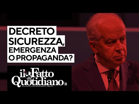 Video Decreto sicurezza, emergenza o propaganda? La diretta con Gomez e Mantovani