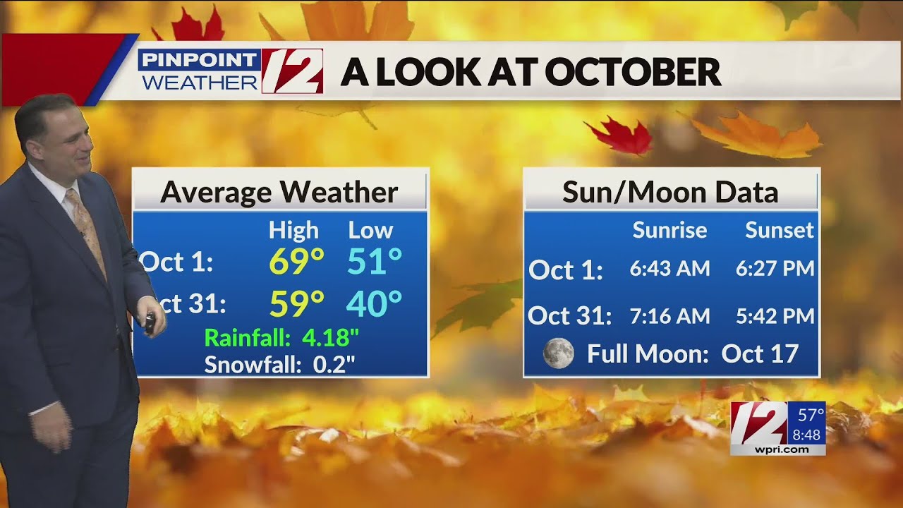 WPRI 12 Weather Forecast for 10/1/24: Clouds to partial sun today - YouTube