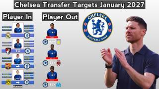Chelsea Transfer Targets January 2027 ~ Players In & Players Out Under Xabi Alonso