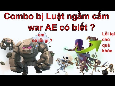 Video NMT | Clash of clans | Combo bị các clan chuyên hall 9... - youtube