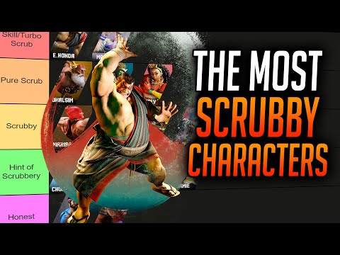 Street Fighter 6 No Skill Tier List! Who Are The Most Scrubby & Why?