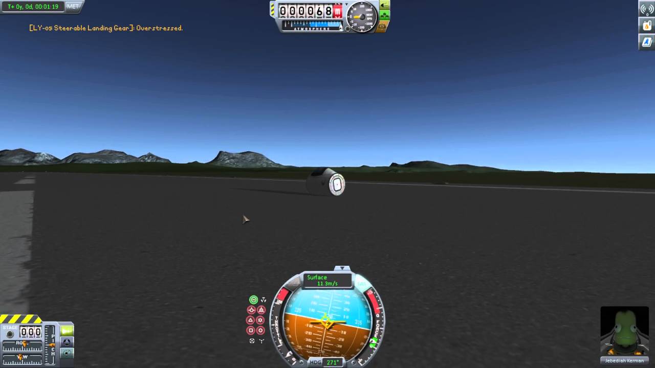 Kerbal Space Program KSP 1.1, These goddamn landing gears YouTube