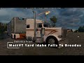 Ats 149 fat cattle delivery from mattvt yard idaho to broadus 959 km rollin 389 dd60 slav jerry