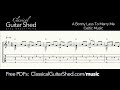 Celtic Music: A Bonny Lass To Marry Me - Free Classical Guitar Sheet Music