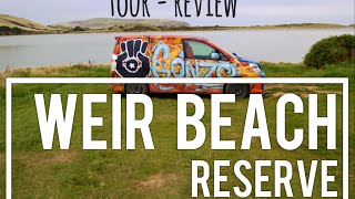 Weir Beach Reserve (near Slope Point) Tour and Review |Best Free Campsites Motorcamps New Zealand