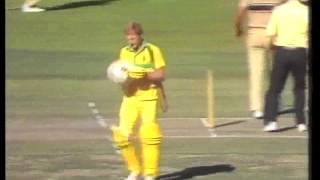 Peter Taylor Gets A Tough Call Australia Vs New Zealand 1988