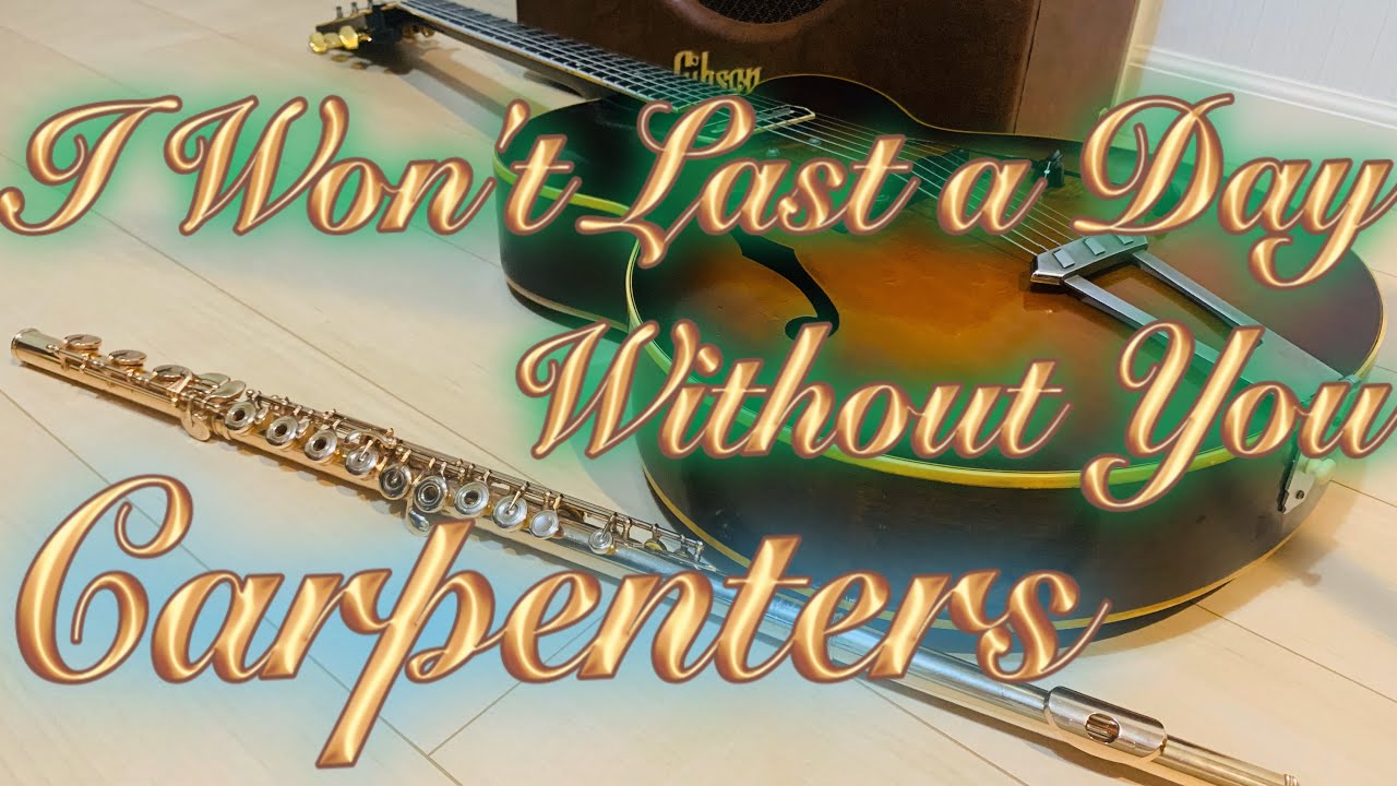 Carpenters】 I Won't Last a Day Without Youギタリストの父と