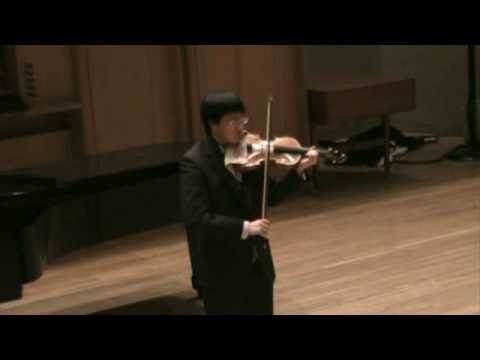 Don Yau senior recital Tchaikovsky violin Allegro ...