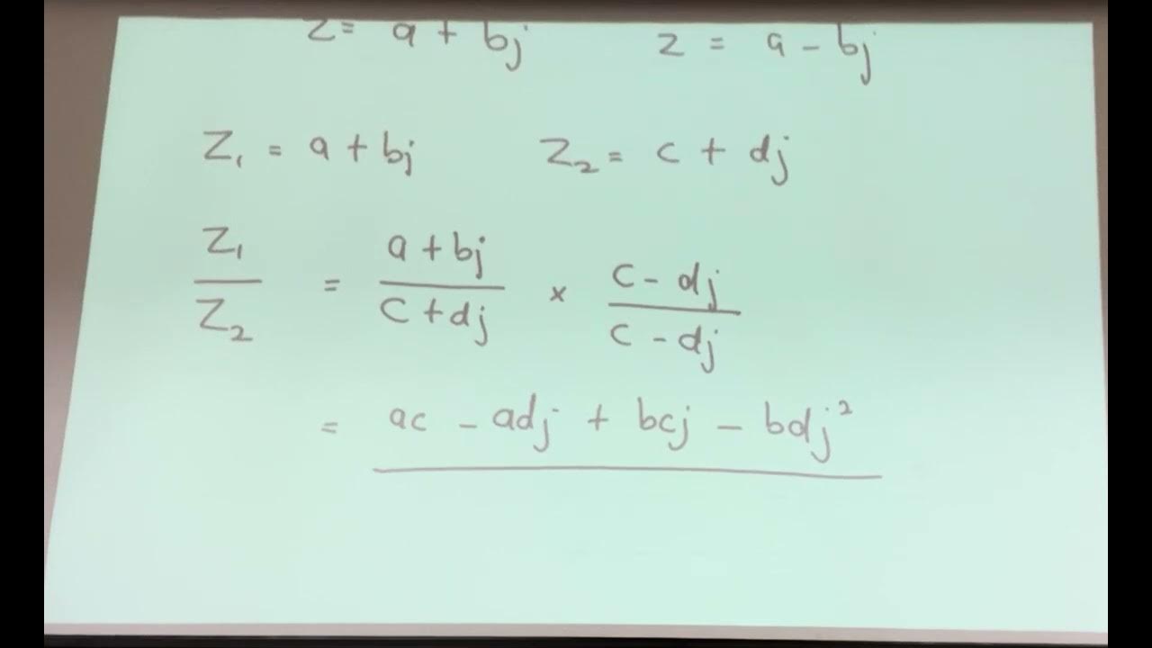Review Chapter 2 - Complex Number - YouTube